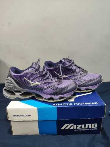 tênis mizuno wave prophecy 8, cor: roxo