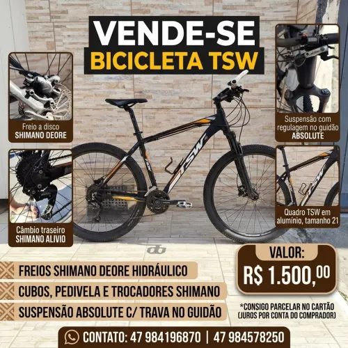 Bicicleta tsw 