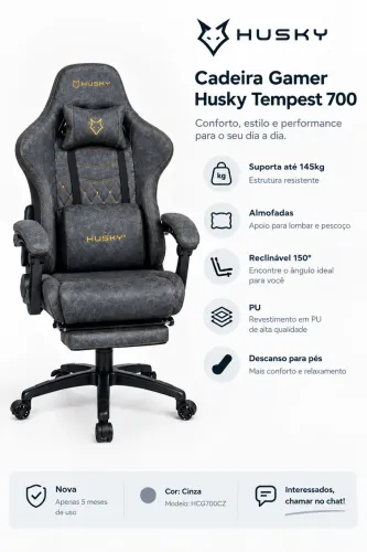 Cadeira Gamer Husky Tempest 700