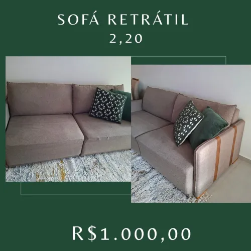 Sofá 2 Lugares Semi Novo - Ótima Oportunidade