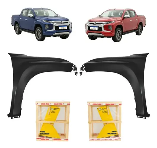 Paralama L200 Triton S/furo Pisca 2021 2022 23 24 2025 Par
