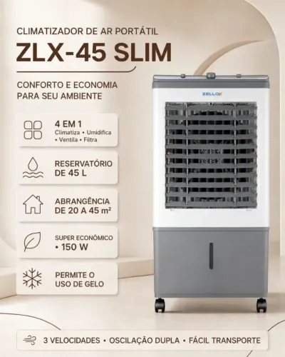 Climatizador Zellox 45 litros