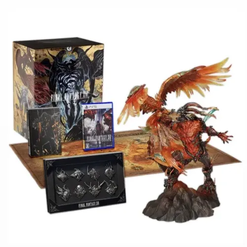 Final Fantasy 16 Edicao Colecionador com Action Figure Phoenix / Ifrit