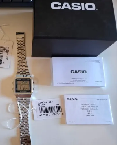 Relógio Casio A500 World Time Hora Mundial Original