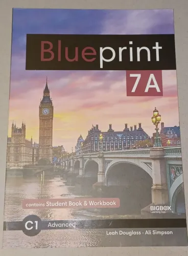 Livro de Inglês " BluePrint 7A" Novo sem uso