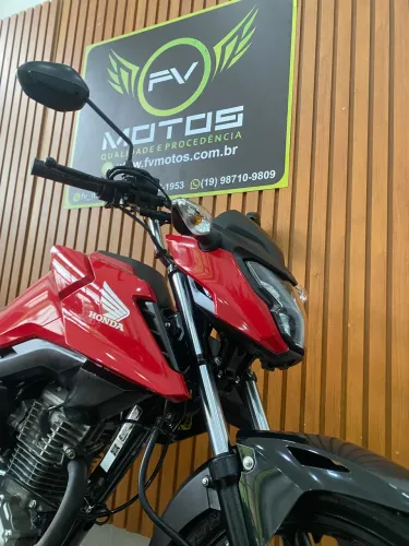 HONDA CG 160 FAN VERMELHA 2025 - IMPECÁVEL 