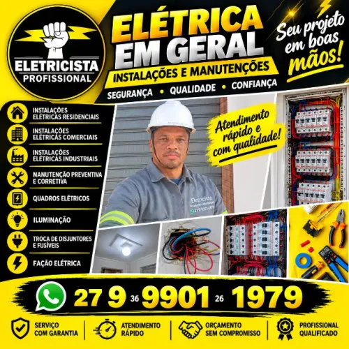 ELETRICISTA 24H wiliam ATENDIMENTO 24H