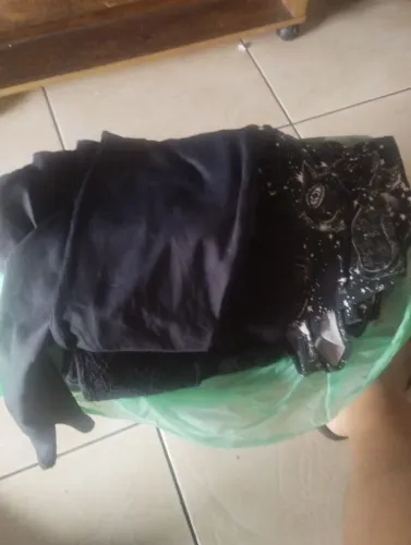 Sacola com roupas usadas para Brechó