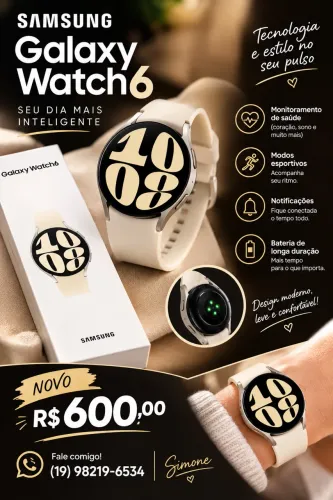 Relógio Galaxi Wacth6