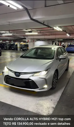 Toyota Corolla Altis Prem. Hybrid 1.8 Flex AUT 2021
