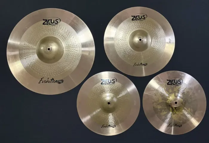 Kit De Pratos Zeus Evolution Pro Set C 14 / 16 / 20