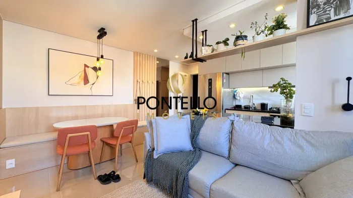 Apartamento com aproximadamente 47m² à venda  1 quarto e 2 vagas  Buritis.