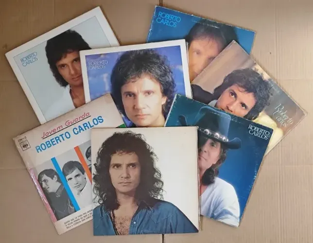 Lote 09 Discos Roberto Carlos - Leia a Descrição