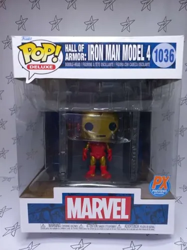 RARO - FUNKO POP ORIGINAL HALL OF ARMOR IRON MAN MODEL 4 / MARVEL / N1036