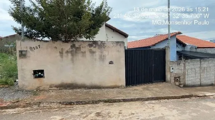 Oportunidade Única em MONSENHOR PAULO - MG | Tipo: Casa | Negociação: Leilão | Situação: I