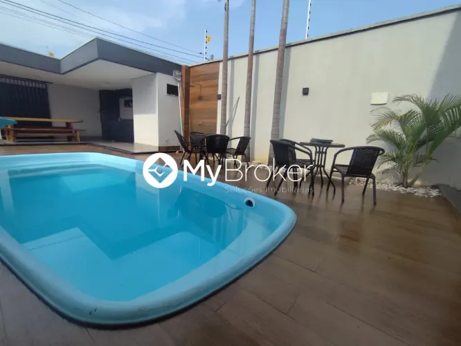 Aluga-se Casa 3/4 Mobiliada Com Piscina Próximo da Faculdades Ulbra e Católica