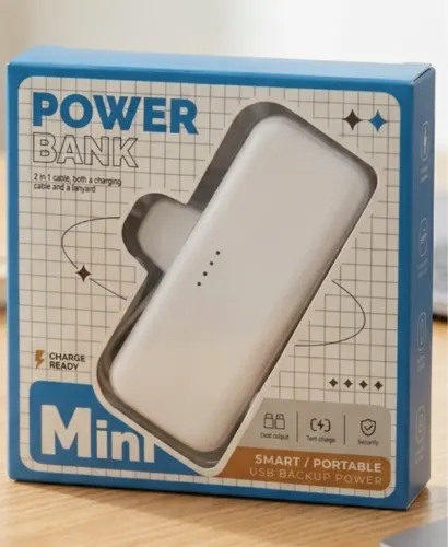 Mini Carregador Portátil Celular Universal Power Bank Potente