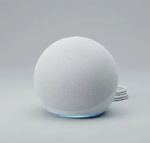 Echo Dot 5ª Geração Branco Amazon Speaker com Alexa Controle por Voz