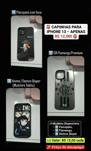 capinhas de iPhone 13