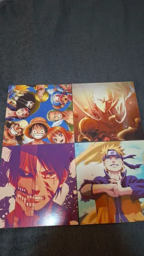 4 QUADROS DE ANIME NUNCA USADOS --- DESAPEGO