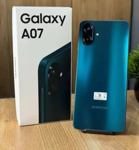 Celular Novo - Samsung Galaxy A07 Lançamento - 256/8 Green - Oferta de Janeiro