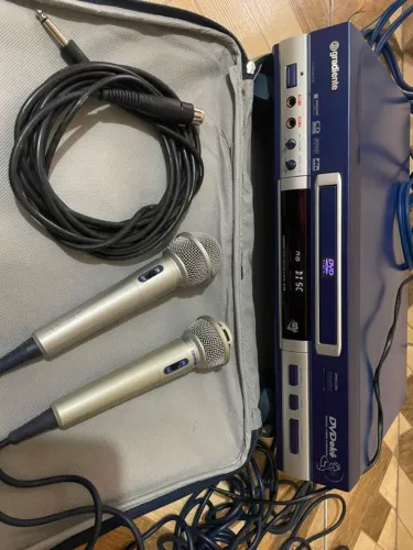 Videoke dvdoke gradiente K 30 leiam a descrição gaveta travada