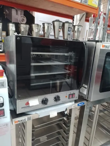 Forno Turbo 39L Elétrico 220V Progás Fast Oven Plus Preto