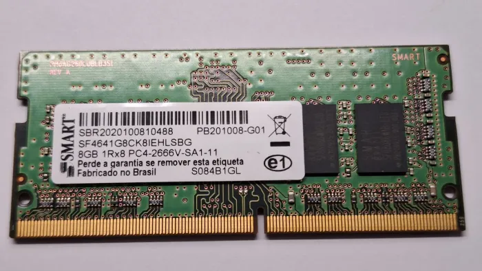 Memória RAM 8GB DDR4 2666MHz - Notebook