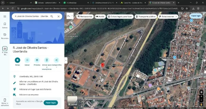 Lote 290,35 m² à venda em Uberlândia Residencial Fruta do Conde (Ponto Referência 3)