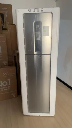 Geladeira Electrolux IF46S 410L Frost Free Inverter inox (110V) nova