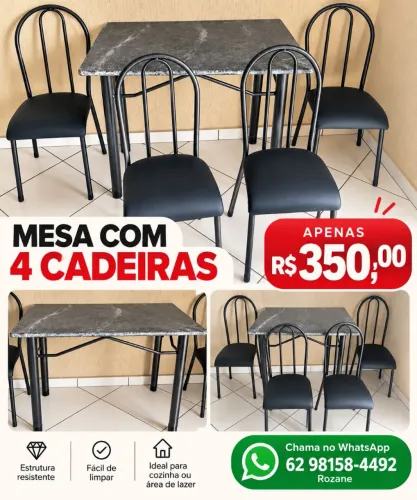 Mesa com cadeiras