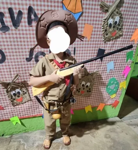 Roupa lampião infantil