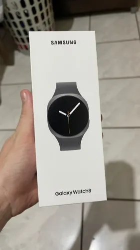 (Lacrado) Smartwatch Samsung Galaxy Watch8 40mm Bt, Grafite, Tela Em Cristal De Safira