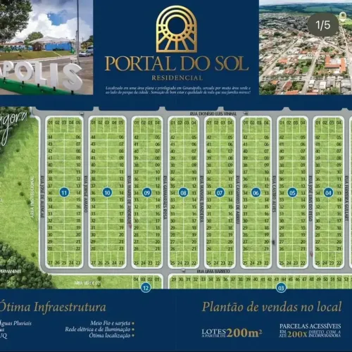 Lote com 250m² - Goianápolis - GO