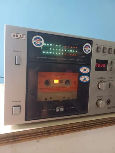 Tape deck akai japonês uc f5
