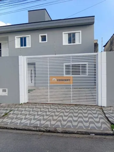 Sobrado com 3 dormitórios para alugar, 150 m² por R$ 3.940,36/mês - Vila Figueira - Suzano