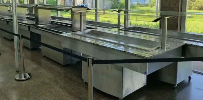 PISTA BUFFET SELF SERVICE QUENTE OU REFRIGERADO KLIMA OU POLAR