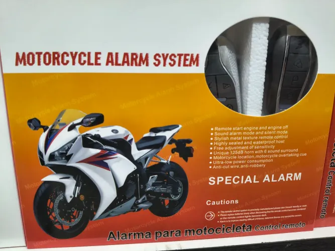 Alarme Para Moto Botão Start Stop Partida Remota