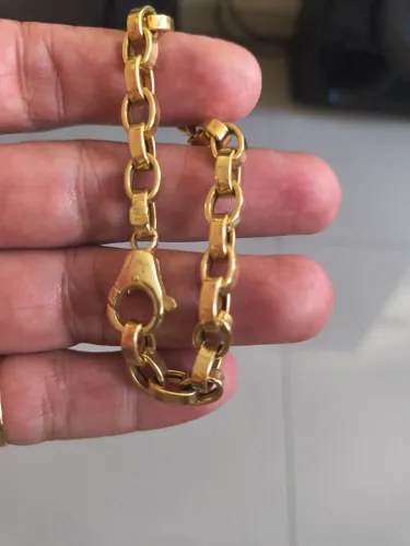 Pulseira de ouro 750k
