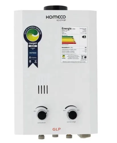 Aquecedor Komeco slim KO07M BP GLP (nunca usado)