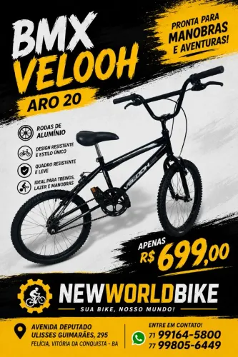 Bicicleta aro 20 Velooh