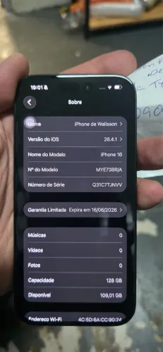 IPHONE 16 , 128 GB