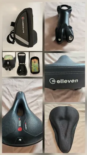 Kit Bike Completo - Selins Eleven + Absolute + Mesa + Bolsa + Almofada Conforto