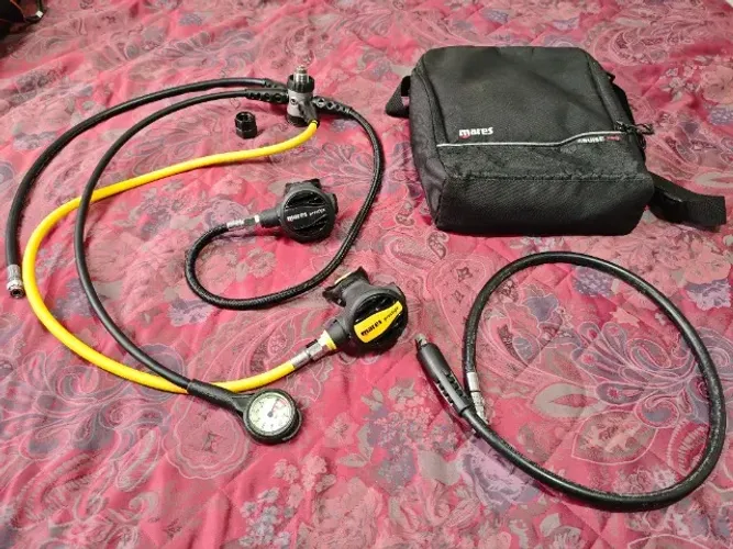 Regulador Mares Completo + Octopus + Manômetro Revisado - Estado de Novo
