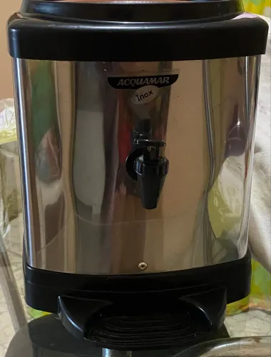 Filtro de Inox com Cuba de barro R$ 45