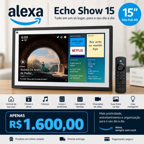 Alexa 15 polegadas