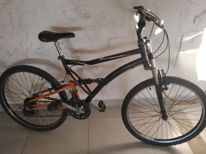 Bike caloi suspensão dupla