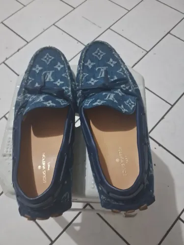 MOCASSINS ARIZONA EM DENIM COM MONOGRAMA DA LOUIS VUITTON