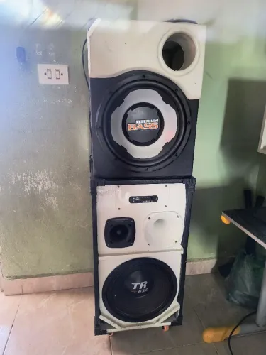 Caixa bob + subwoofer 12 polegadas 