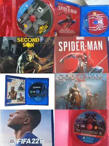 JOGOS PS4 1 NOVO E 11 SEMI NOVO